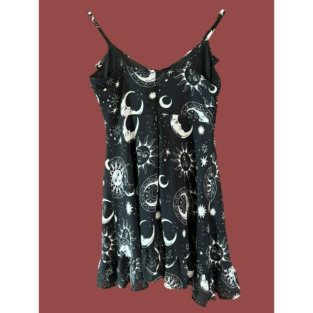 Killstar Black Crescent Moon Celestial Gothic Pun… - image 3